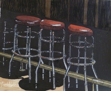 "3 Bar Stools"